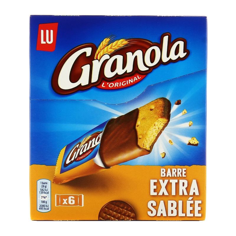 Lu Granola Barr Xtra Sable 168