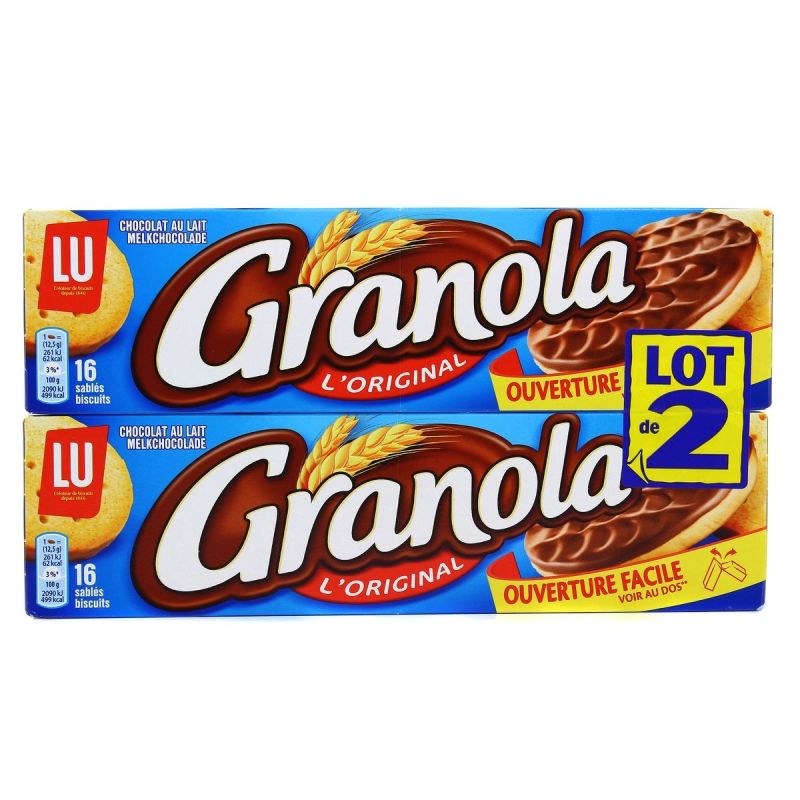 Lu Granola Choco Lait 2X200G