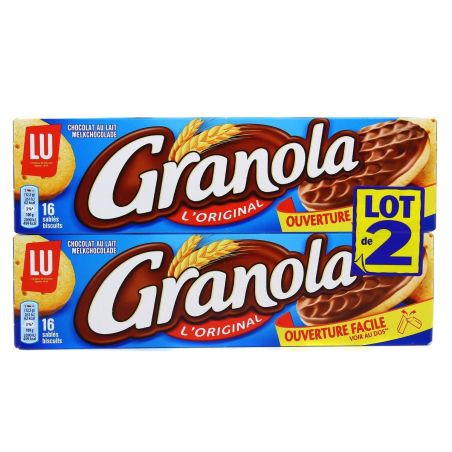 Lu Granola Choco Lait 2X200G