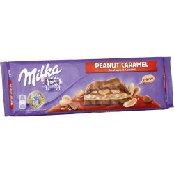 Milka Chocolat Cacahuètes & Caramel : La Tablette De 276G