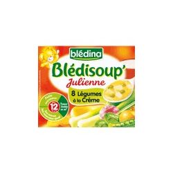 Bledisoup Bledina Julienne 8Legume Creme 2X 250Ml