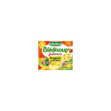 Bledisoup Bledina Julienne 8Legume Creme 2X 250Ml