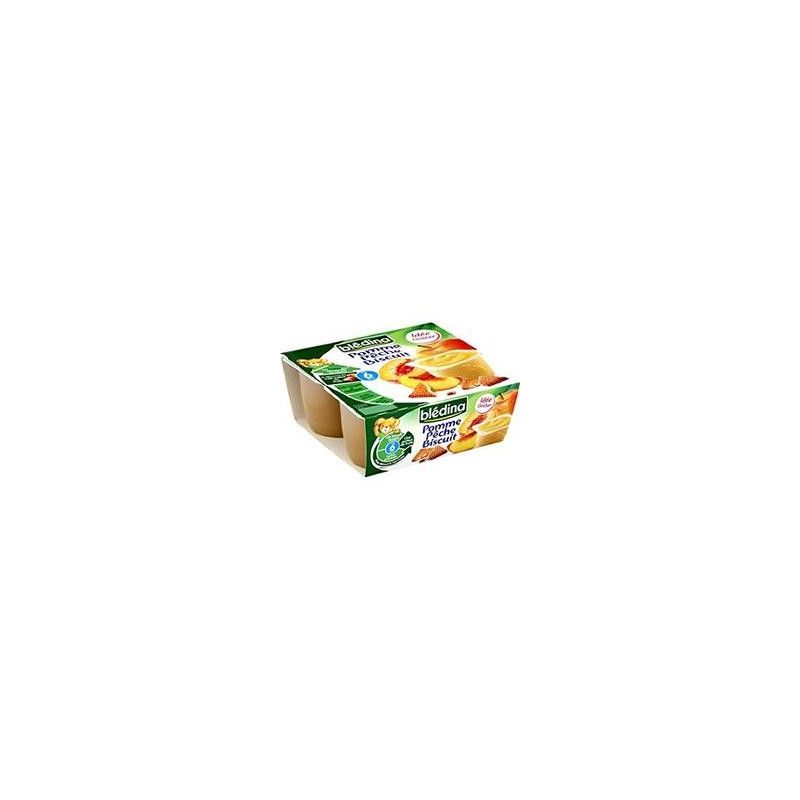 Bledina Pack 4X100 Biscuit Pomme/Peche