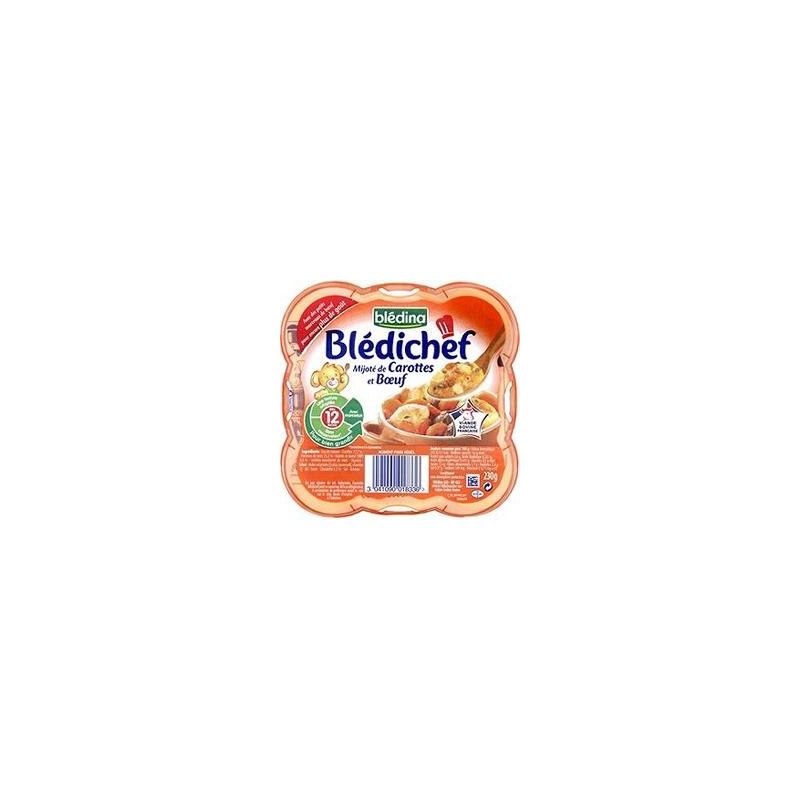 Bledichef Bledina Mijoté De Carottes/Boeuf Dès 12Mois Blédichef Assiette 230G