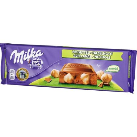 Milka Chocolat Au Lait Noisettes Entières : La Tablette De 270G
