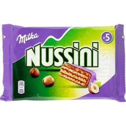 Milka Barres Chocolatées Noisettes Nussini : Les 5 De 31,5G