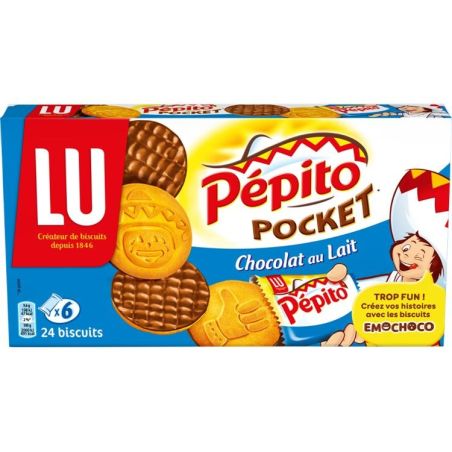 Lu Pepito Pocket Lait 230G