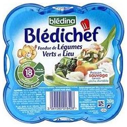 Bledichef Bledina Fondue Pt Légumes Et Colin Dès18 Mois Blédichef 260G
