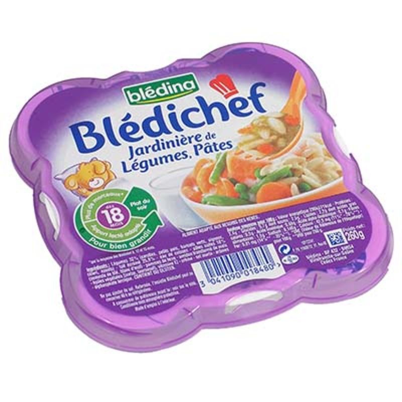 Bledichef Bledina Blédichef Jardinière De Lègumes Pates Blédina 260G