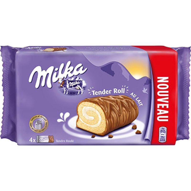 Milka Lu Choco Roll Lait 148G