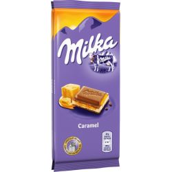 Milka Chocolat Caramel : Les 2 Tablettes De 100 G