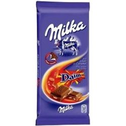 Milka Tablette 100G Chocolat Lait Daim