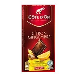 Cote D'Or D Or Chocolat Citron Gingembre Tablette 150G