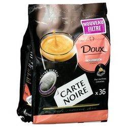 Café corsé 36 dosettes 250 G Carte Noire