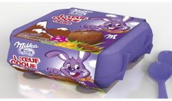 Milka Oeuf Coqu Cacao X4 136G