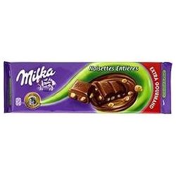 Milka 300G Tablette De Chocolat Whole Hazelnut Noisettes