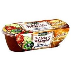 Blédina Idées De Maman Plat Bébé Dès 8 Mois Légumes Poulet : Les 2 Bols 200 G