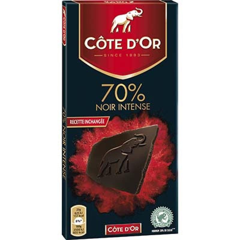 Cote D'Or Côte Dégustation Noir Intense 70% De Cacao 100G New