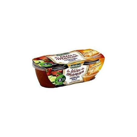 Blédina Idées De Maman Plats Bébé Dès 8 Mois, Ratatouille Bœuf : Les 2 Bols 200 G