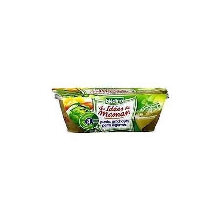Bledina Pack 2X200G Idee Maman Puree Artichaut Petits Legumes