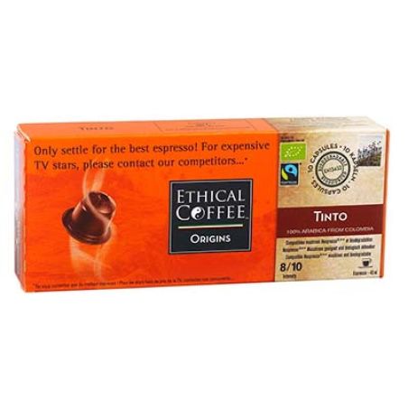Ethical Coffee Company P10Caps.Bio Colombie Et.C