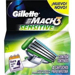 Gillette Mach3 Sensitive 4