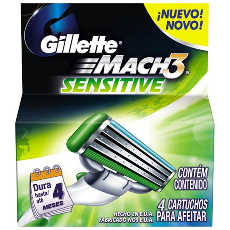 Gillette Mach3 Sensitive 4