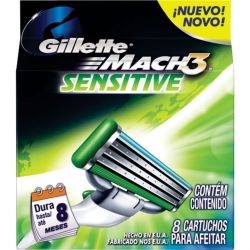 Gillette Mach3 Sensitive 8