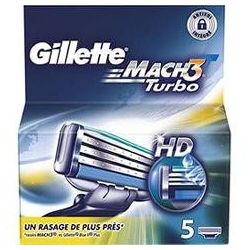 Gillette P.5 Lames Mach3 Turbo Gil