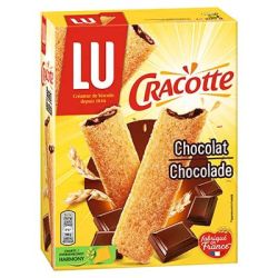 Lu Barres Céréales Chocolat Craquinette Cracotte : La Boite De 12 - 200 G