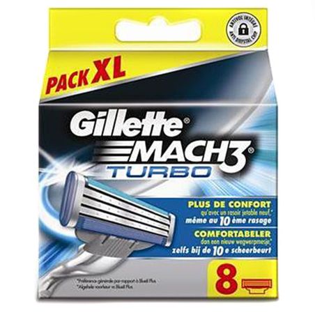 Gillette Pochette 8 Lames Mach3 Turbo