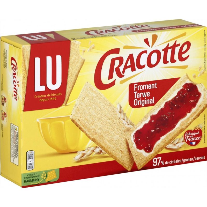 Lu Biscottes Froment Cracotte : Le Paquet De 250 G