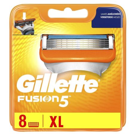 Gillette Fusion 5 Recharge Lames De Rasoir : Les 8