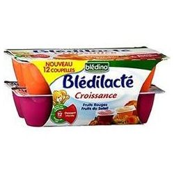 Bledina 60X12 Bdilacte Fruits Rouge Fts Sol