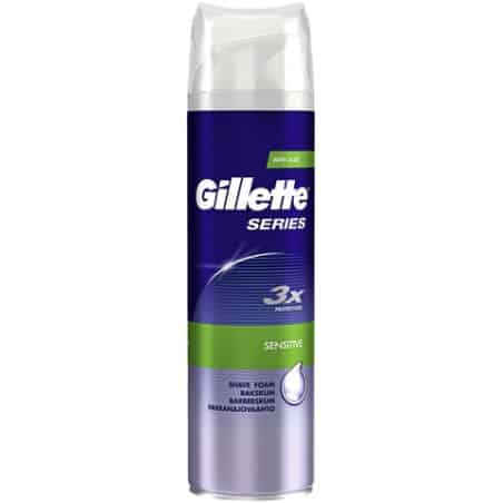 Gillette 250Ml Mousse A Raser Peaux Sensibles Series
