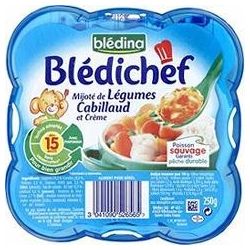 Bledichef 250G Legumes Cabillaud