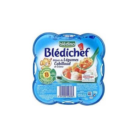 Bledichef 250G Legumes Cabillaud