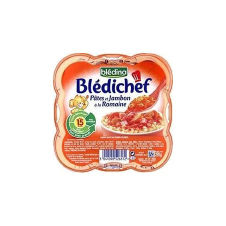 Bledichef Bledina Blédichef Petites Pâtes Jambon Romaine Blédina 250G
