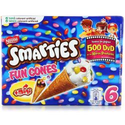 Nestle 6X75Ml Smarties Fun Cones