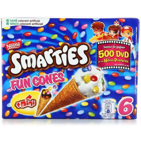 Nestle 6X75Ml Smarties Fun Cones