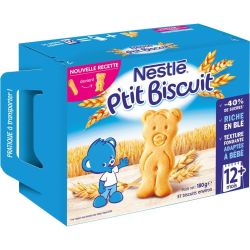 Nestlé Biscuits Bébé Dès 12 Mois P'Tit Biscuit : La Boite De 180G