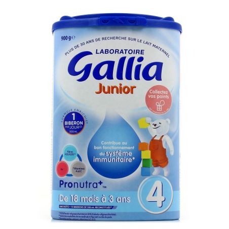 Gallia Lait Bébé En Poudre À Partir De 24 Mois Junior : La Boite 900 G