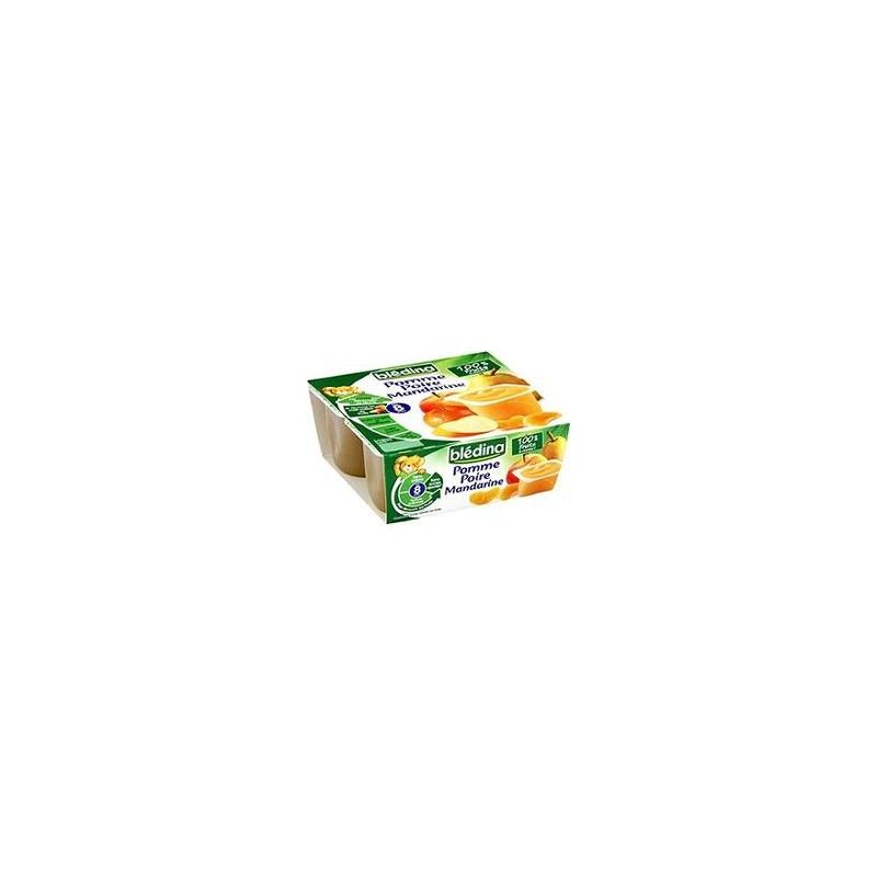 Bledina Pack 4X100G Pomme/Poire/Mandarine