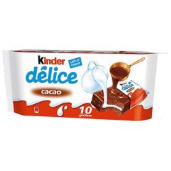 Kinder Pack X 10 Kinders Delice Cacao