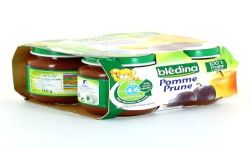 Bledina Pack 4X130G Pomme Prune