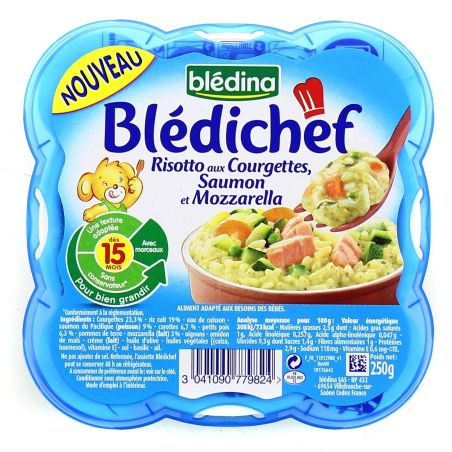 Bledichef Bledina Risotto Saumon 250G