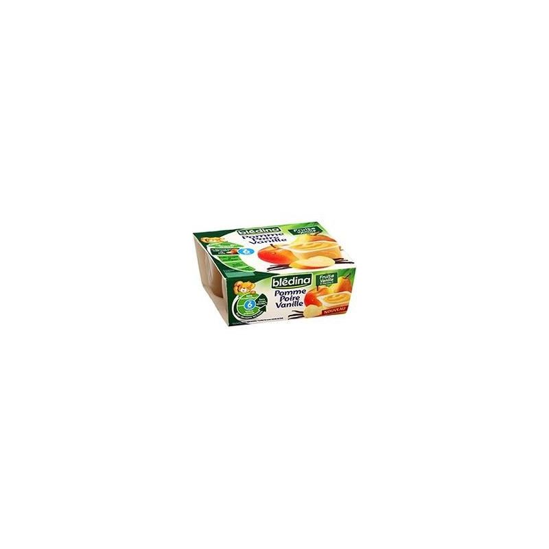 Bledina Pack 4X100G Pomme Poire Vanille
