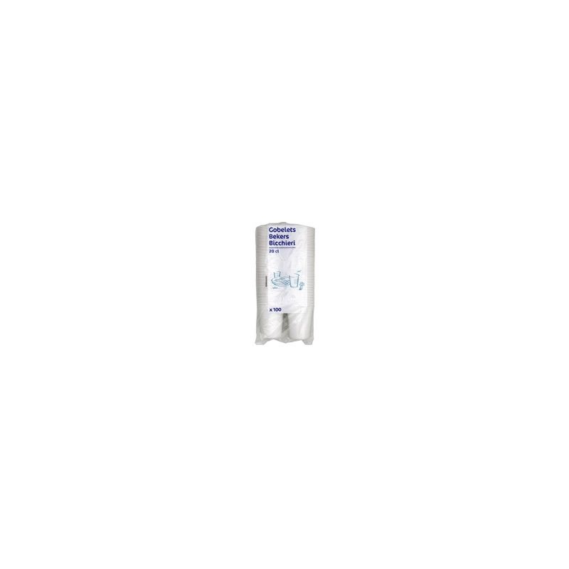 Fly Gobelets Blancs 20Cl