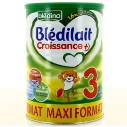 Blédina Lait Bébé En Poudre Blédilait Dès 12 Mois : La Boite De 1,6 Kg