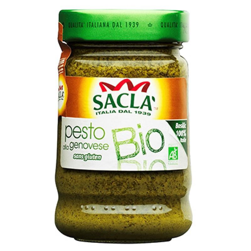 Sacla 190G Sauce Pesto Genoves Bio